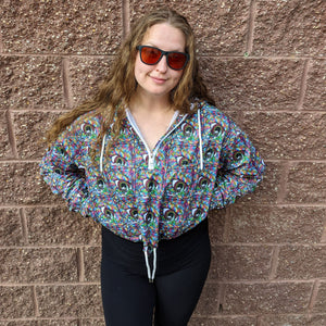 Event Horizon Cropped Windbreaker - NARBONEZZ
