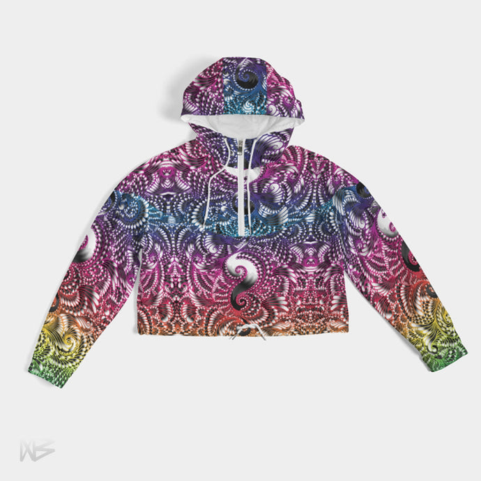 Wondering Clown Cropped Windbreaker - NARBONEZZ