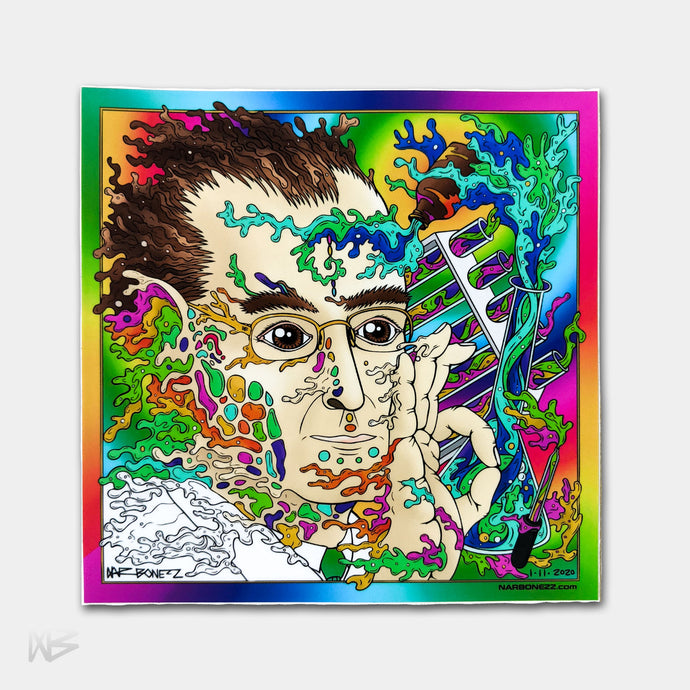 Lysergic Dimension Sticker - NARBONEZZ
