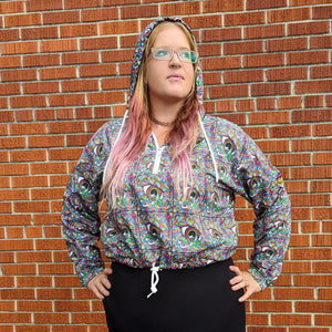 Event Horizon Cropped Windbreaker - NARBONEZZ