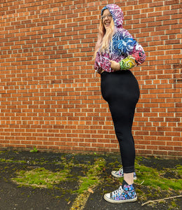Wondering Clown Cropped Windbreaker - NARBONEZZ