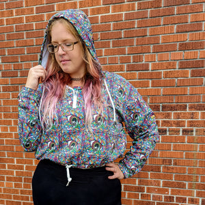 Event Horizon Cropped Windbreaker - NARBONEZZ