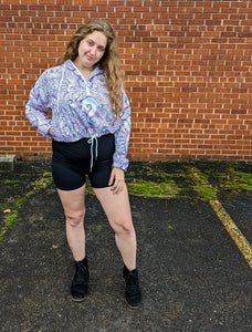Pastel Prism Cropped Windbreaker - NARBONEZZ