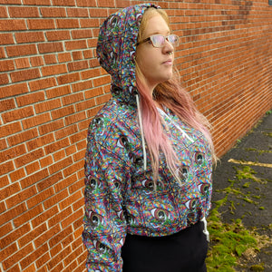 Event Horizon Cropped Windbreaker - NARBONEZZ