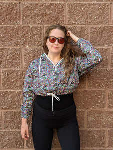 Event Horizon Cropped Windbreaker - NARBONEZZ