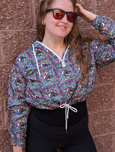 Event Horizon Cropped Windbreaker - NARBONEZZ