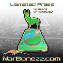 Load image into Gallery viewer, Llamated Press Stickers - NARBONEZZ