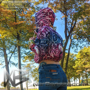 Wondering Clown Cropped Windbreaker - NARBONEZZ